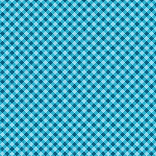 Blue checkered pattern