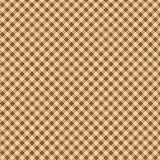 Brown and beige checkered pattern