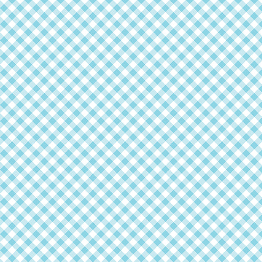 Blue and white checkered pattern
