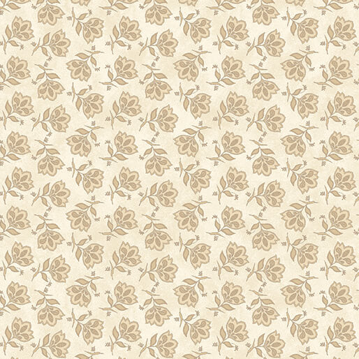 Fabric Benartex Vanilla Tossed Jacobean Prairie Chicks by the Quarter Yard 3114-70