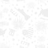 Fabric Benartex White Patriotic Icons Star Spangled Whites by the Quarter Yard 15368-09