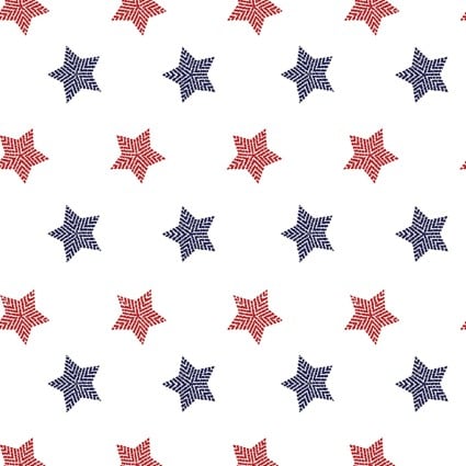 Fabric Benartex White Starlight Documentaries by the Quarter Yard 14493-09