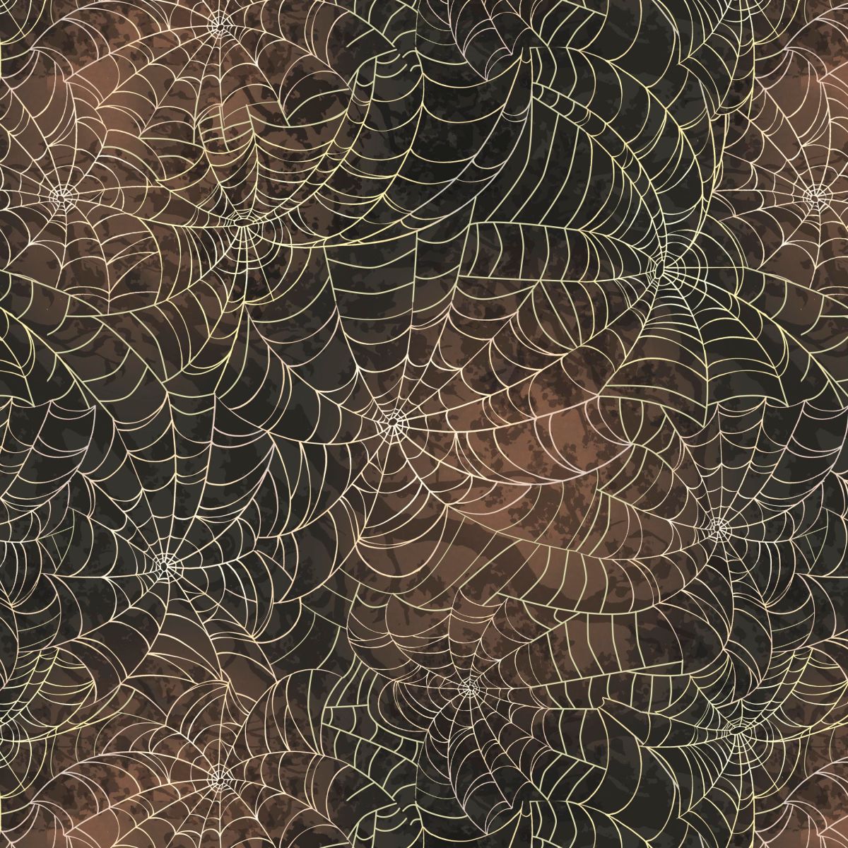 Fabric Blank Quilting Charcoal Spider Web with Shadows Harvest Haunt by the Quarter Yard 4814-97