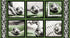 Fabric Blank Quilting Goalbound Green Soccer Blocks 24" Quilt Panel 4759B-66