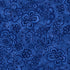 Fabric Blank Quilting Navy Tonal Floral Isadora 108" Wide Back by the Quarter Yard 3500-77