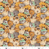 Fabric Blank Quilting Ochre Packed Cats Cat Hair Don't Care by the Quarter Yard 4426-33