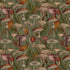 Fabric Blank Quilting Olive Green Mushrooms Harvest Haunt by the Quarter Yard 4808-66