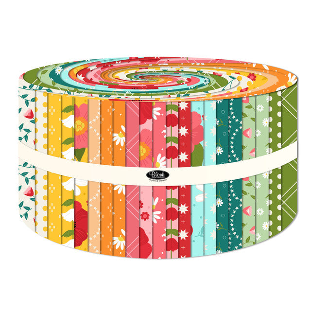 Fabric Blank Quilting Precuts The Bright Side 2.5" Design Roll FB6DRBQ.THEBRIGHTSIDE