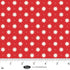 Fabric Blank Quilting Red Eighth Point Star and Check The Bright Side by the Quarter Yard 4517-88