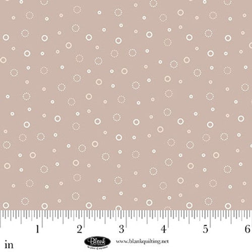 Fabric Blank Quilting Taupe Dots Sugar Dreams by the Quarter Yard 4347-32