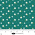 Fabric Blank Quilting Turquoise Daisies with Circles of Dots The Bright Side by the Quarter Yard 4515-67