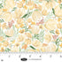 Fabric Blank Quilting Yellow Tulip Dense Floral Spring Serenade by the Quarter Yard 4493-40