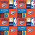Fabric Camelot NBA Collection Oklahoma City Thunder Patch by the Quarter Yard 83OKC0001B