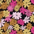 Fabric Cloud9 Black Floral Explosion Summer Sun by the Quarter Yard 228815