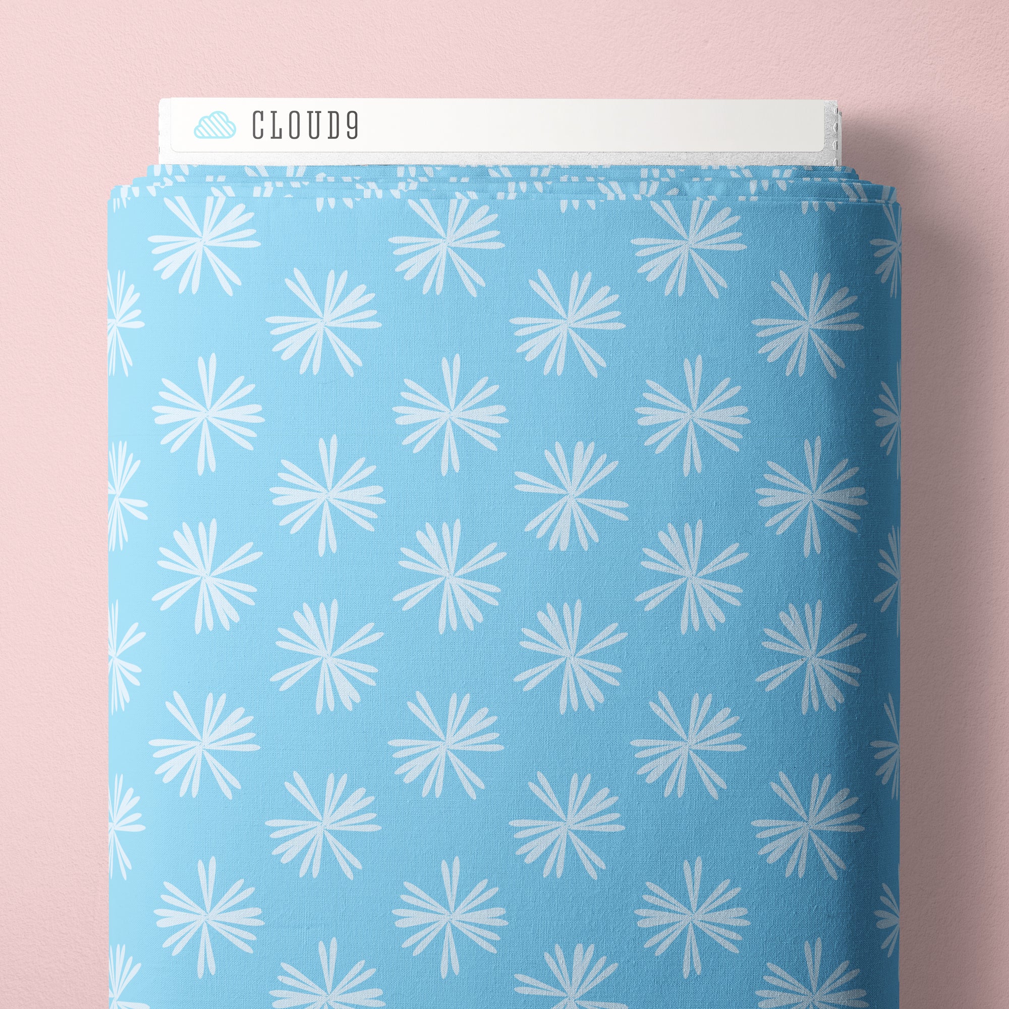 Fabric Cloud9 Blue Petals & Prose Bookworm by the Quarter Yard 228952