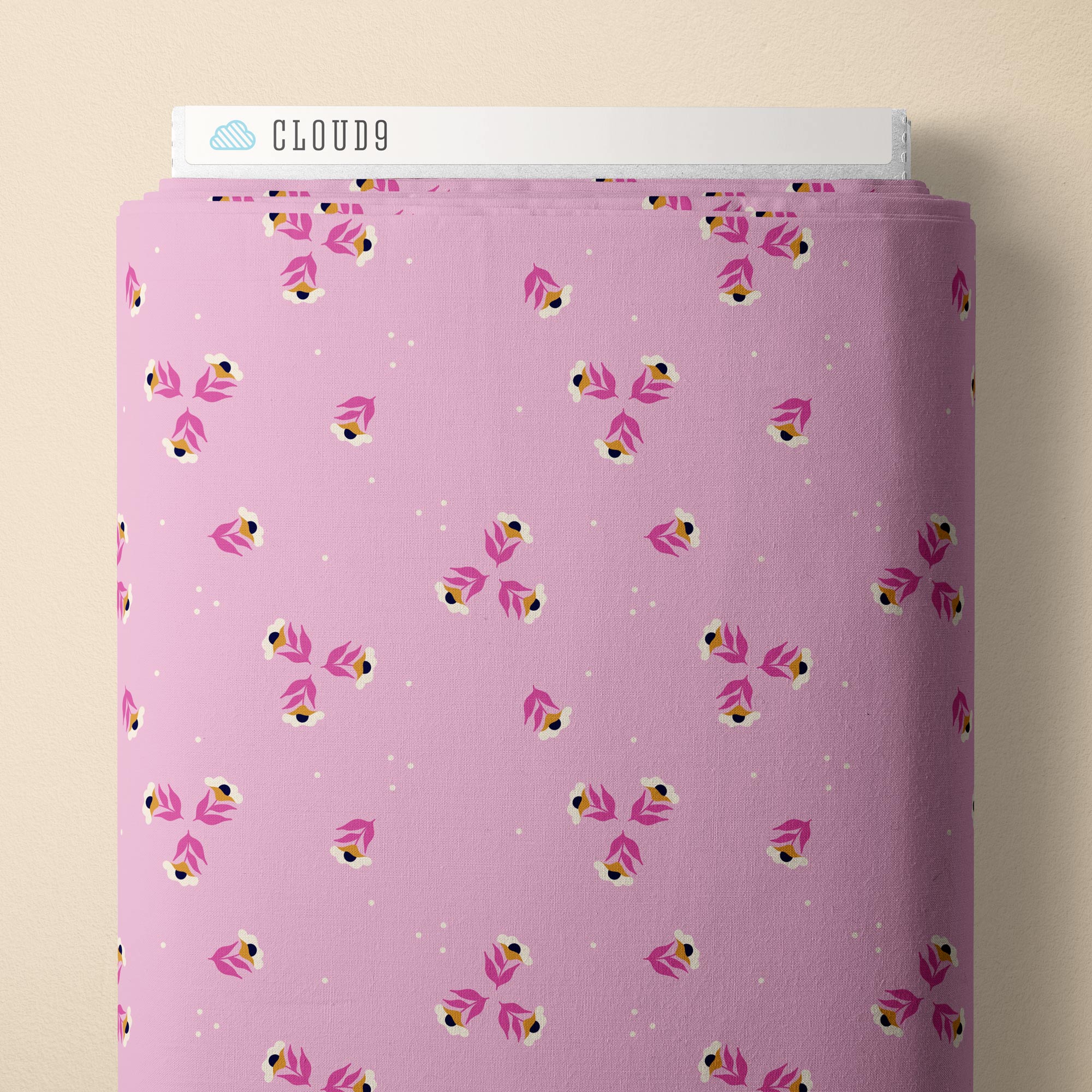 Fabric Cloud9 Blush Sweet Vandals Rococo Riot by the Quarter Yard 228970