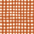 A close-up of a gingham check pattern in warm rust orange and off-white, filling the entire frame.