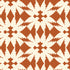 A repeating decorative pattern of cream-colored doves facing inward on a warm rust-orange background.