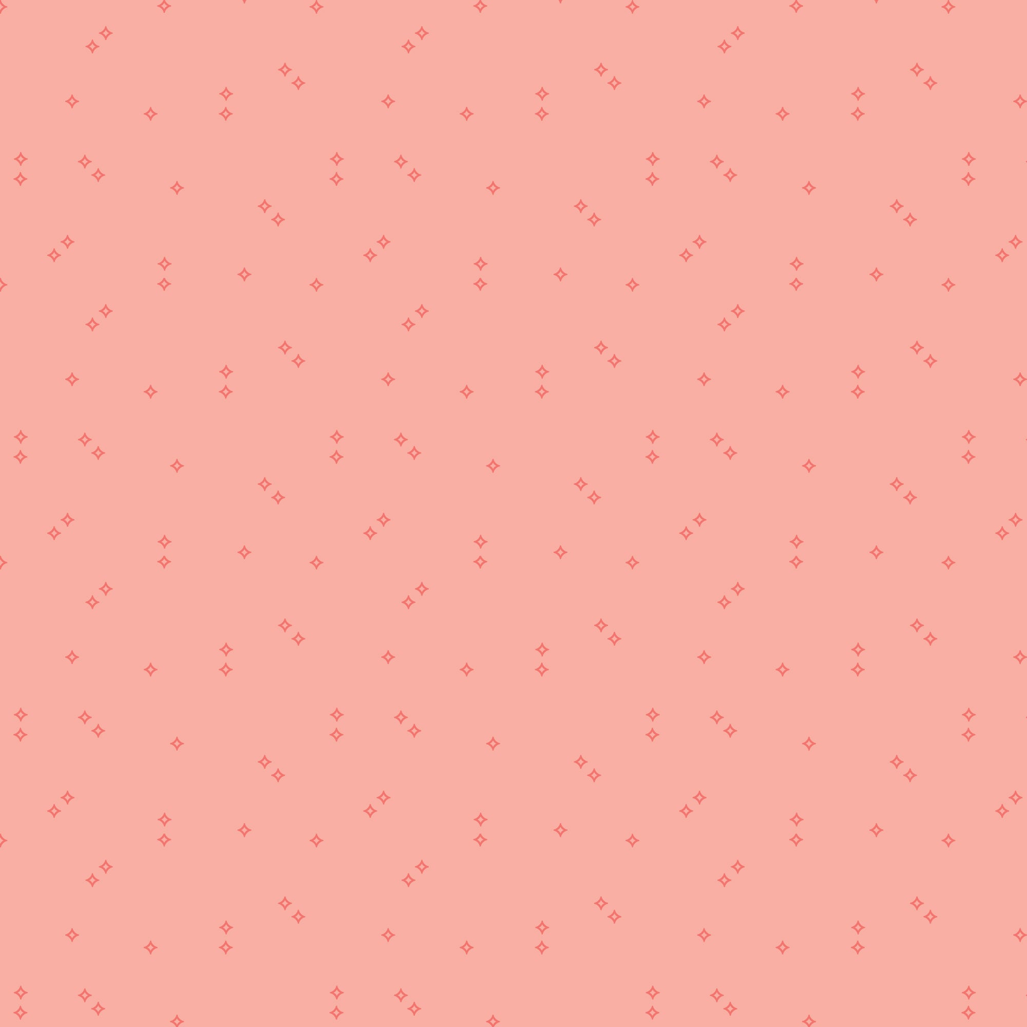 Fabric Cloud9 Coral Sprinkles Spring Showers by the Quarter Yard 228214