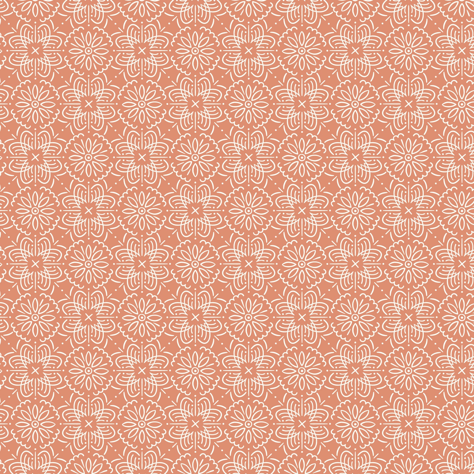 Fabric Cloud9 Coral Tuffet Meadow Melody by the Quarter Yard 228925
