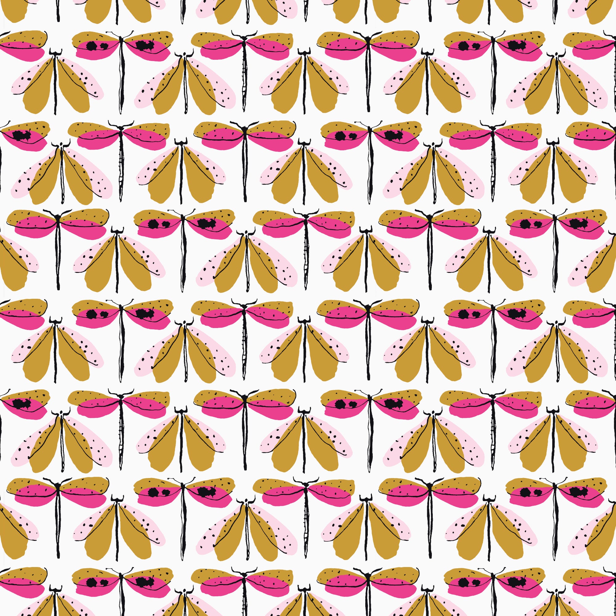 Fabric Cloud9 Fancy Flies Summer Sun by the Quarter Yard 228830