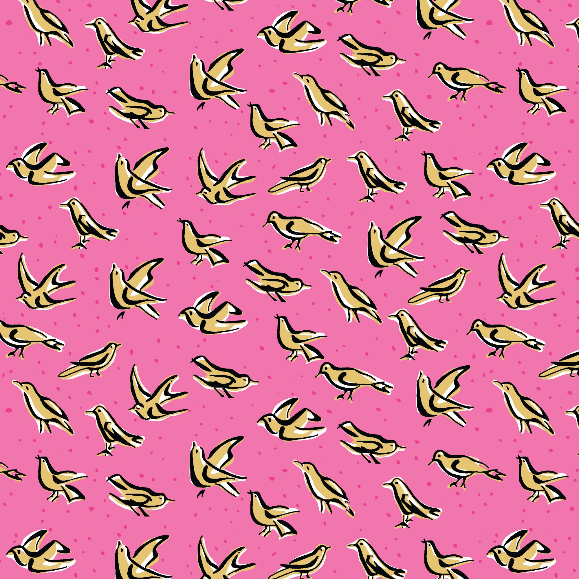 Fabric Cloud9 Feed the Birds Summer Sun by the Quarter Yard 228824