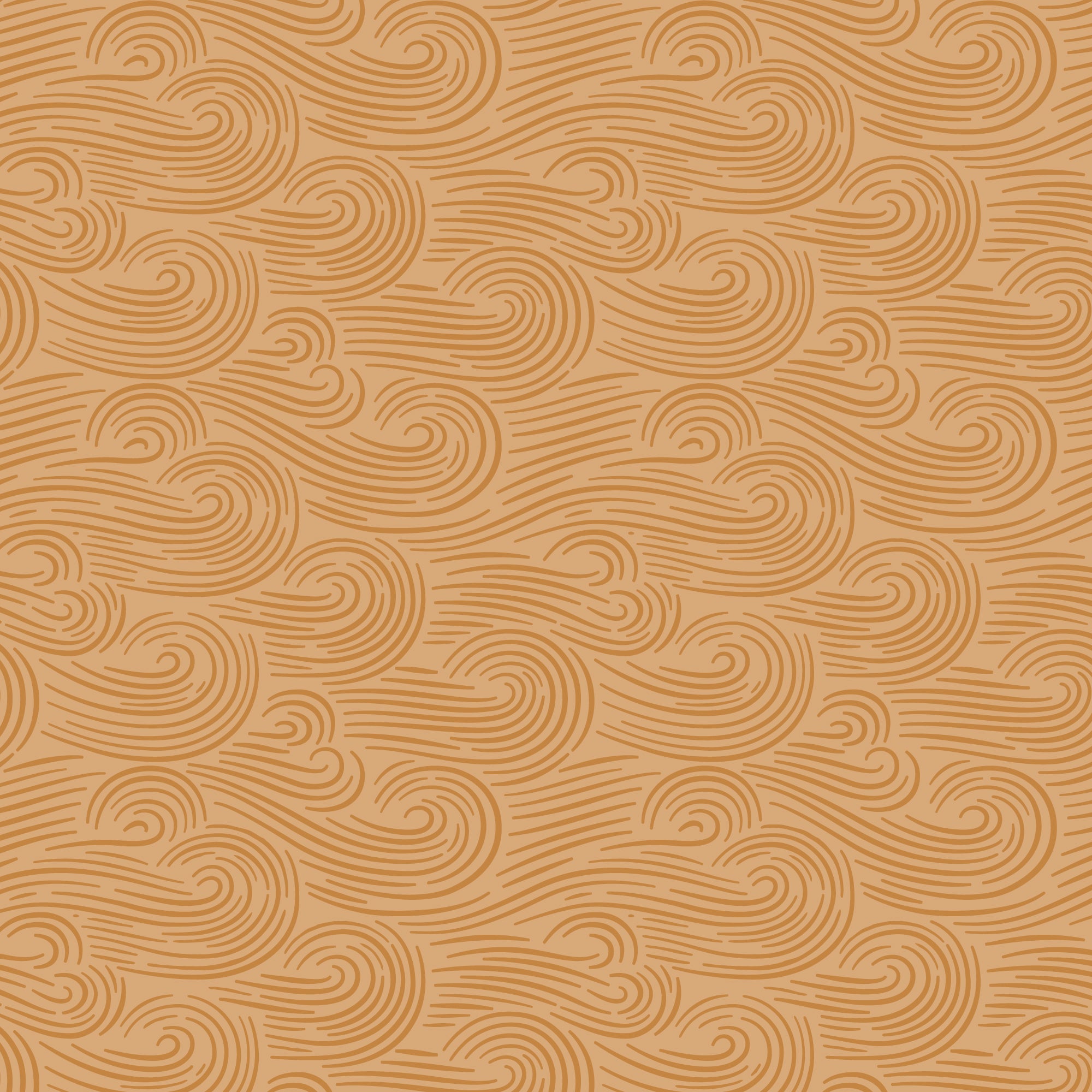 Fabric Cloud9 Gold Brown Spring Breeze Spring Showers by the Quarter Yard 228229
