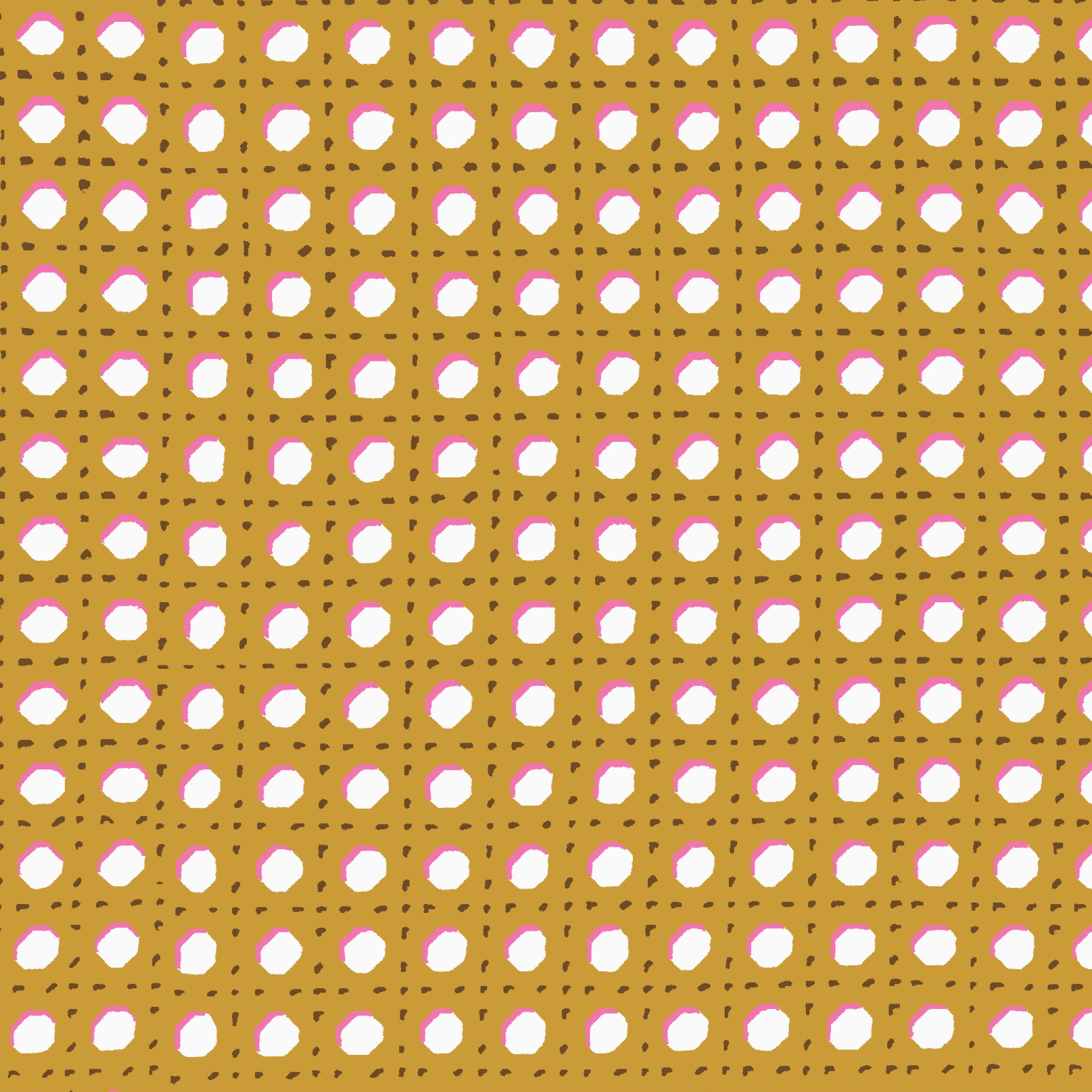 Fabric Cloud9 Gold Studio Caning Summer Sun by the Quarter Yard 228822