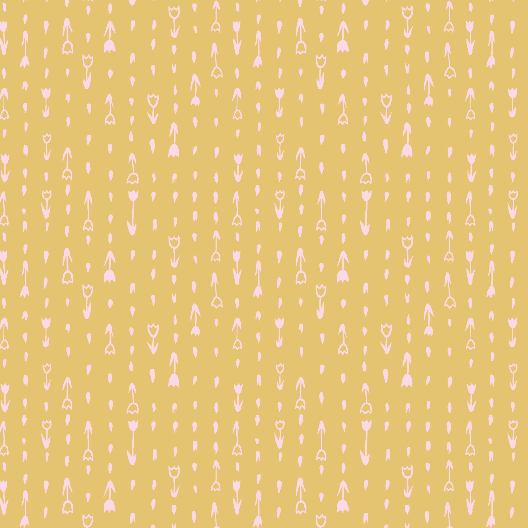 Fabric Cloud9 Gold Tulip Time Summer Sun by the Quarter Yard 228829