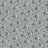 Fabric Cloud9 Gray Heart Posy Love, Ink in Canvas by the Quarter Yard 228773