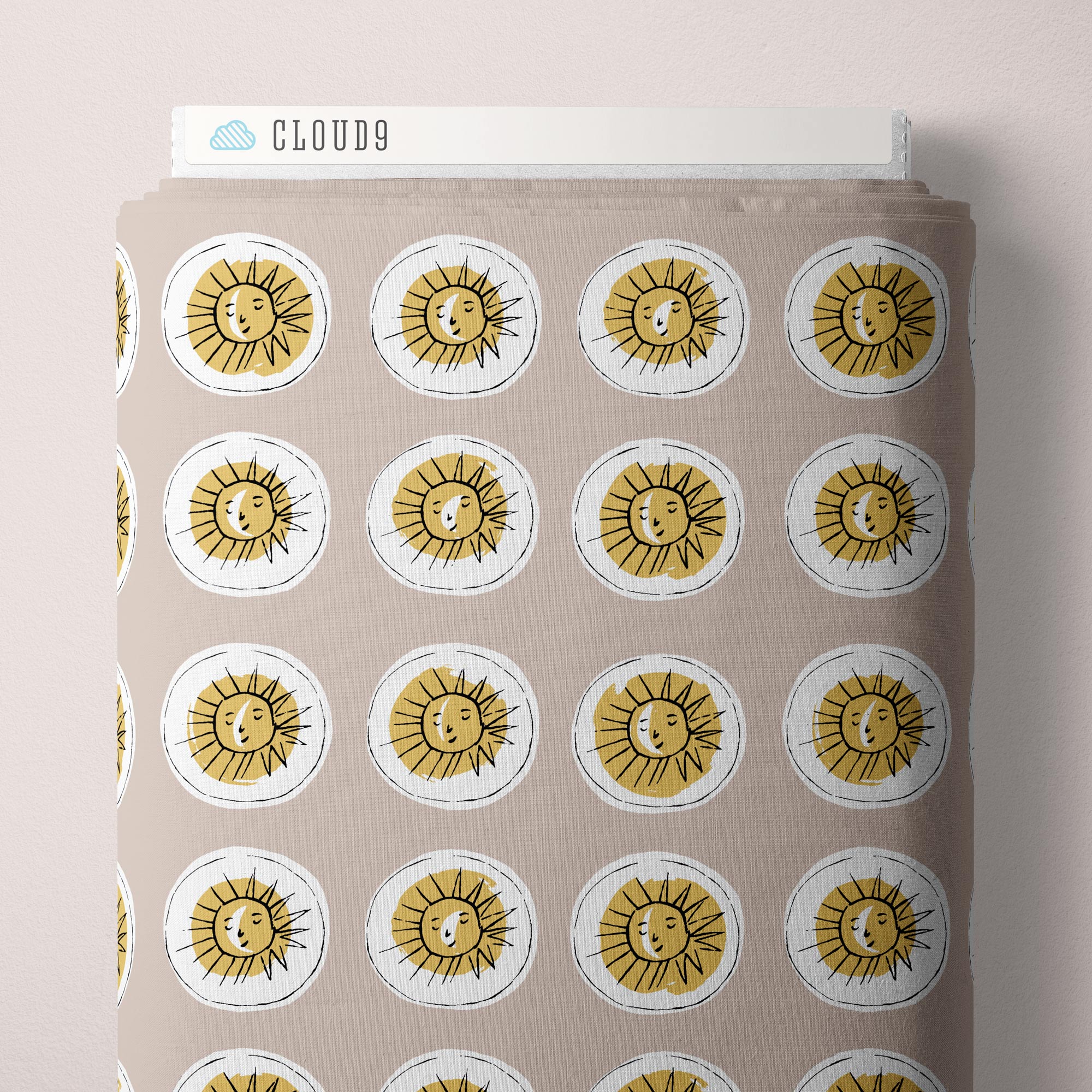 Fabric Cloud9 Gray Summer Sun by the Quarter Yard 228826