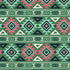 Fabric Cloud9 Green/Multi Southwest Geometry Desert Dance by the Quarter Yard 228543