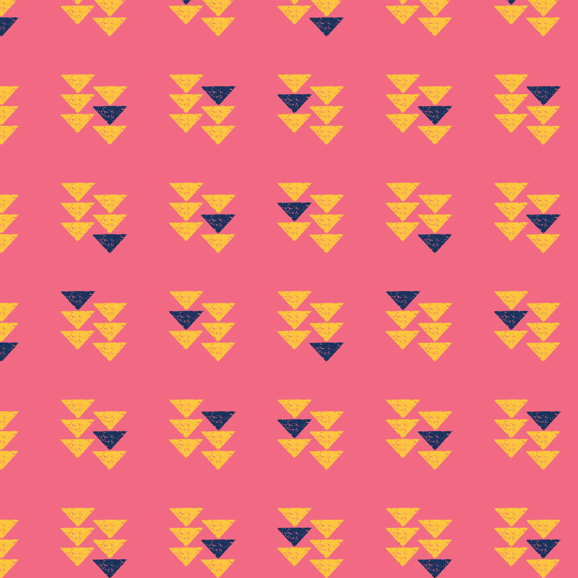 Fabric Cloud9 Hot Pink Desert Triangles Desert Dance by the Quarter Yard 228545