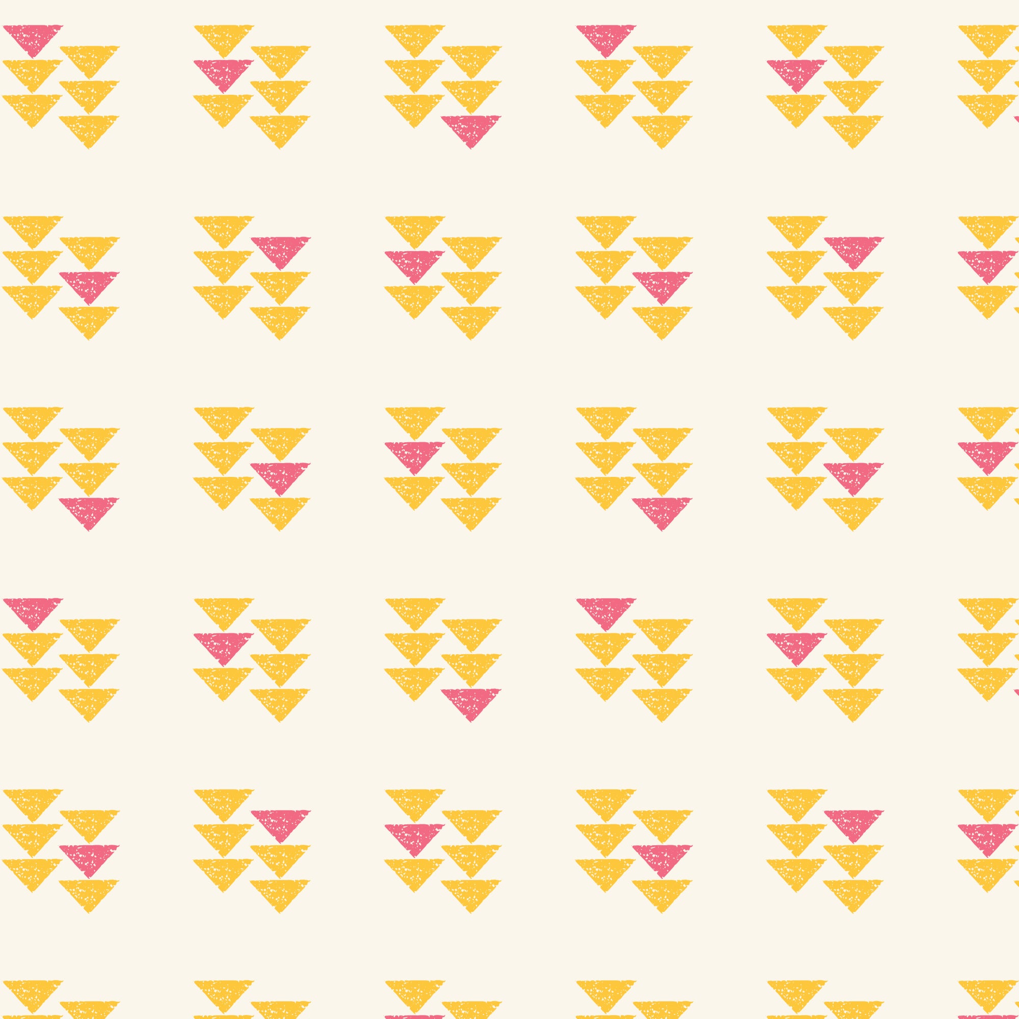 Fabric Cloud9 Ivory Desert Triangles Desert Dance by the Quarter Yard 228544