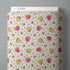 Fabric Cloud9 Ivory/Multi Big Heart Plus Love, Ink by the Quarter Yard 228642