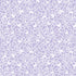 A repeating white line-art pattern of leaves, acorns, and vines on a light lavender background.