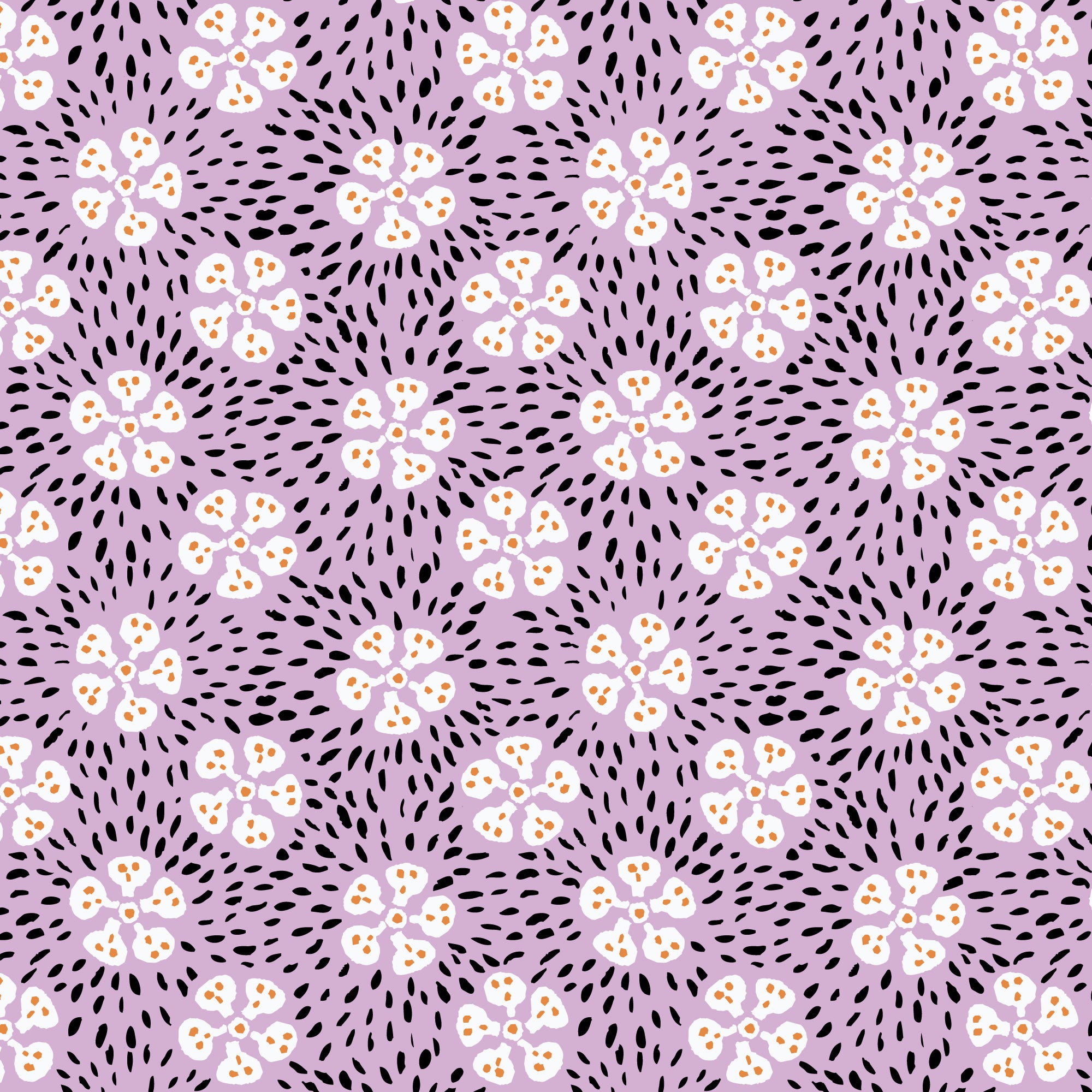 Fabric Cloud9 Light Purple Tombstone Vine Dem Bones by the Quarter Yard 229167