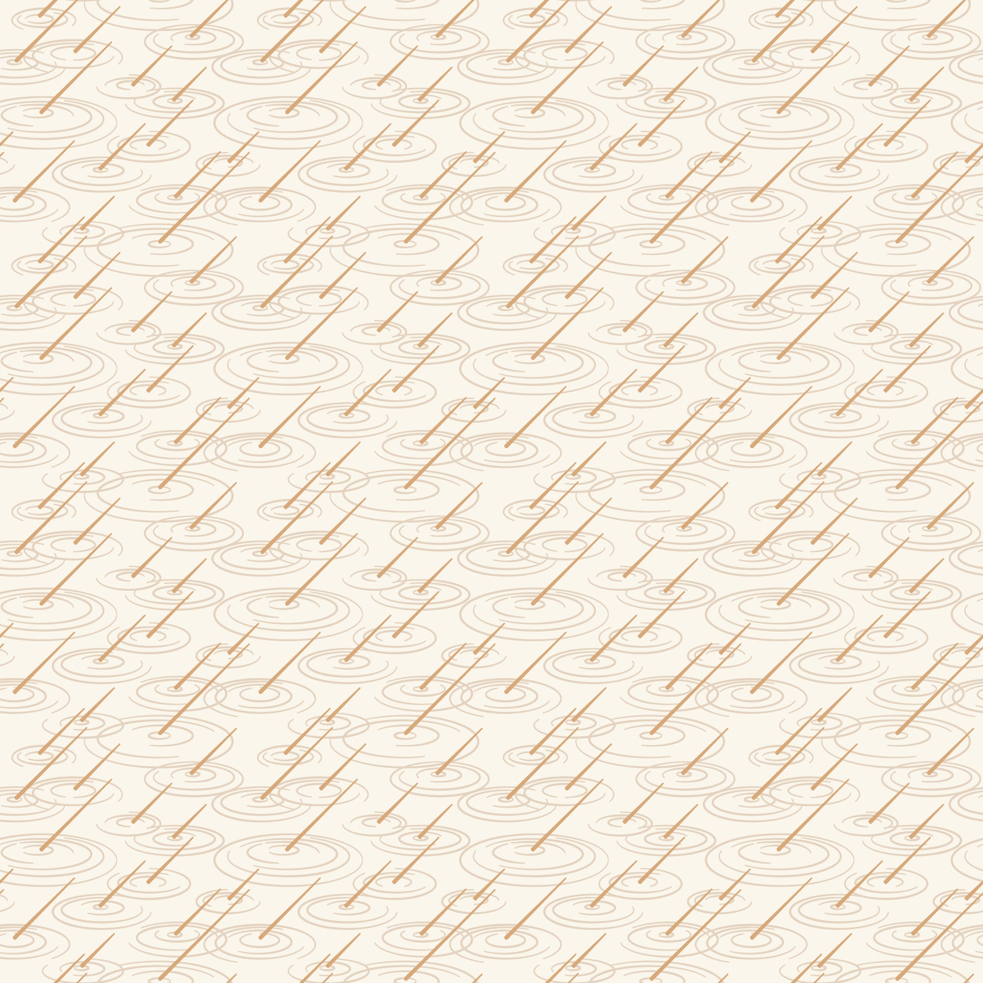 Fabric Cloud9 Natural Raindrops Spring Showers by the Quarter Yard 228219