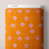 Fabric Cloud9 Orange Floral Grid Summer Sun by the Quarter Yard 228818