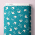 Fabric Cloud9 Peacock Blue Swoop Meadow Melody by the Quarter Yard 228935