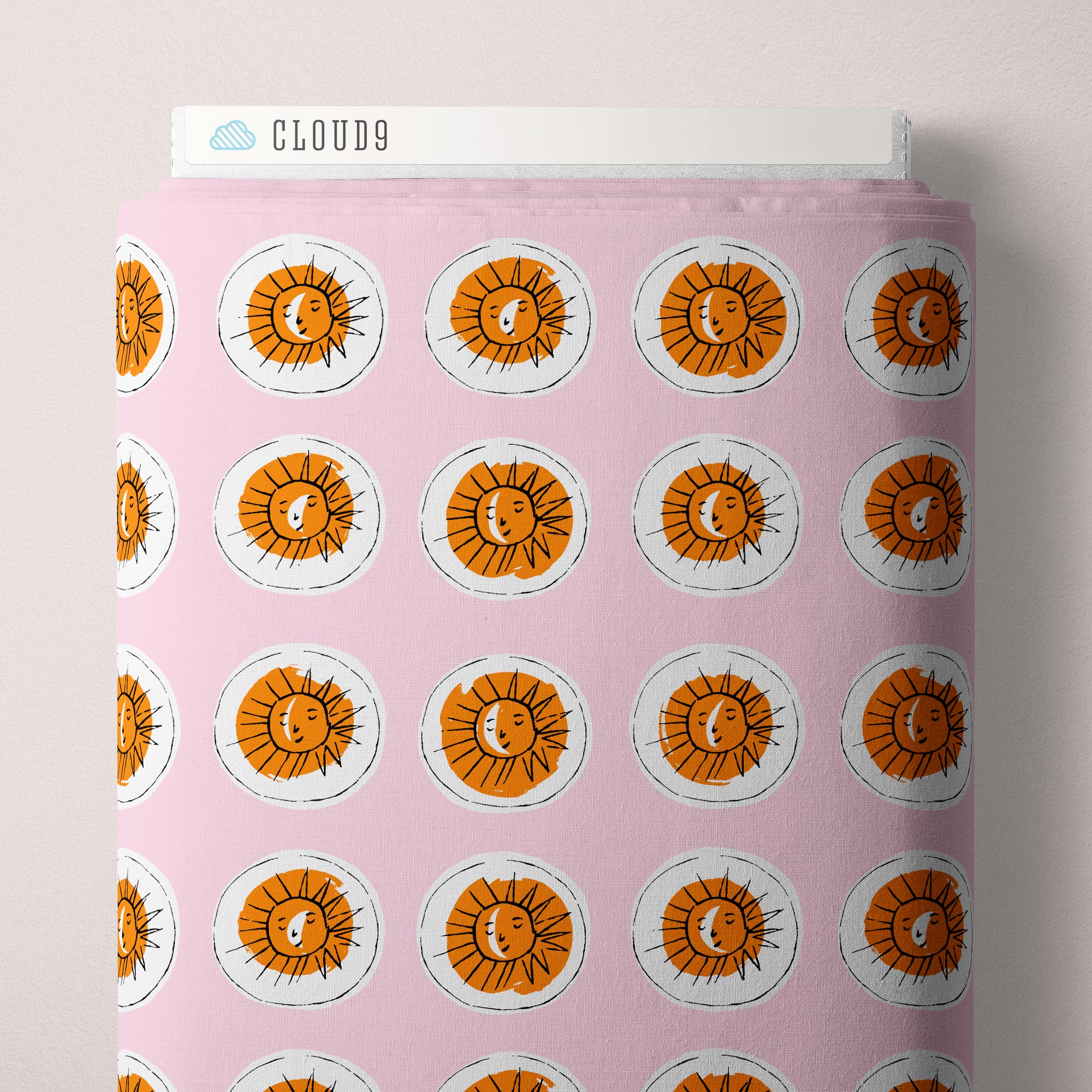 Fabric Cloud9 Pink Summer Sun by the Quarter Yard 228825