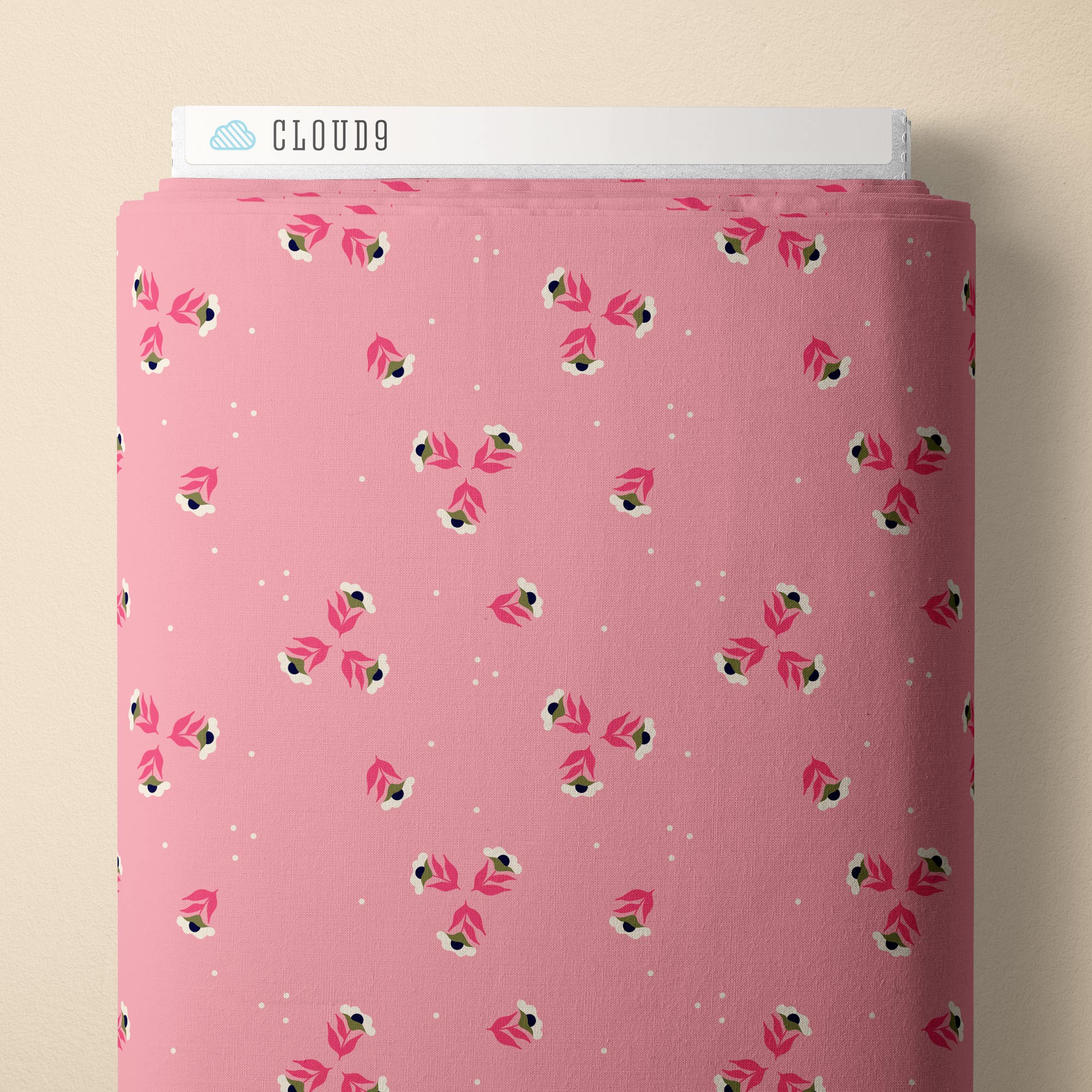 Fabric Cloud9 Pink Sweet Vandals Rococo Riot by the Quarter Yard 228971