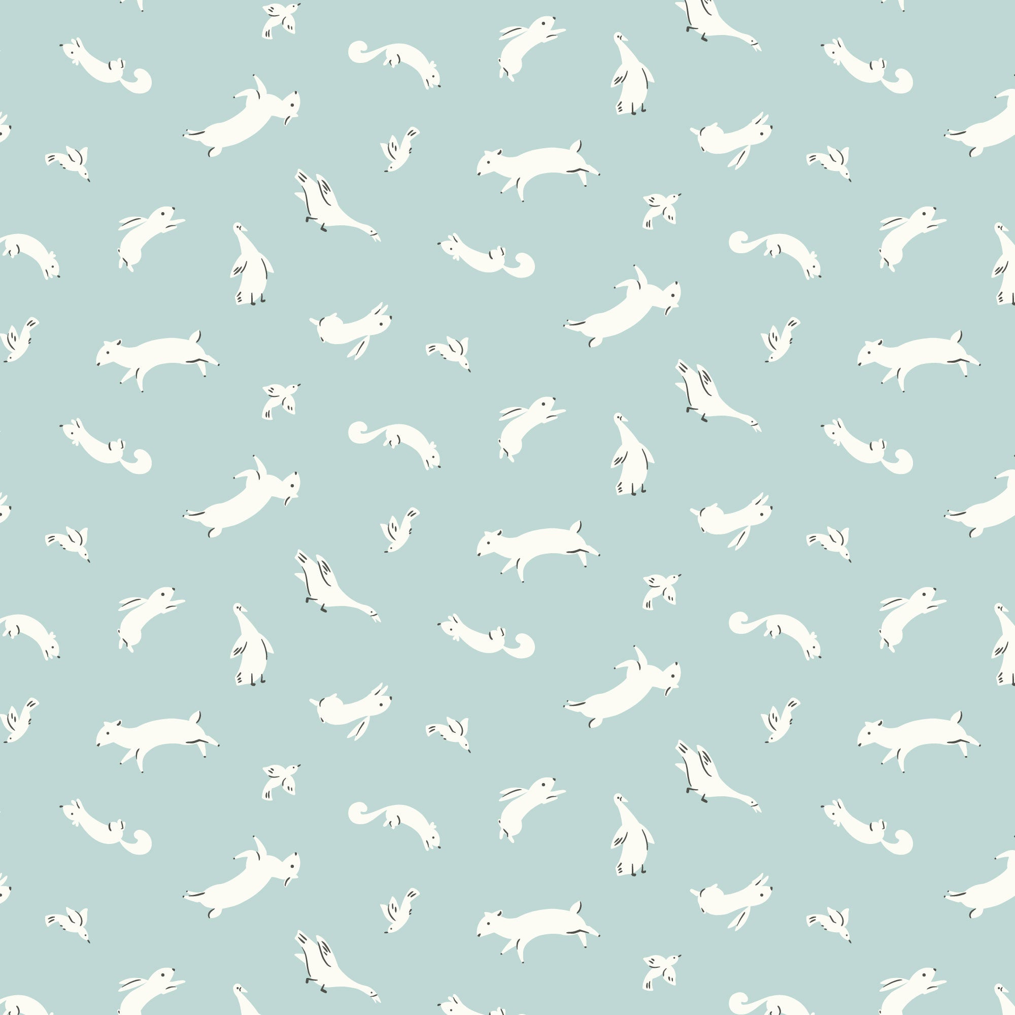 Fabric Cloud9 Powder Blue Gentle Dell Meadow Melody by the Quarter Yard 228930