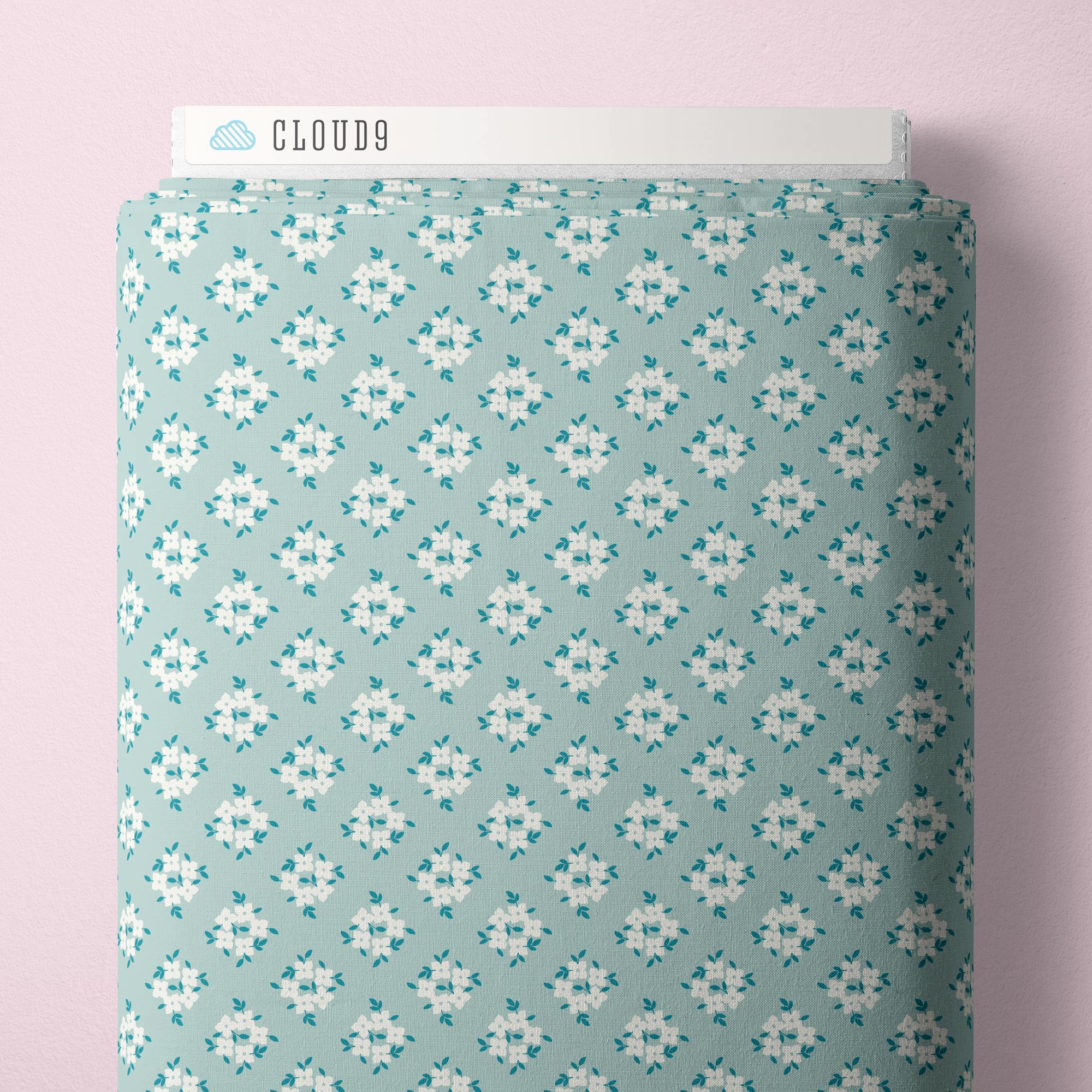 Fabric Cloud9 Powder Blue Pocketful Meadow Melody by the Quarter Yard 228932