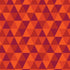 A seamless geometric pattern of interlocking triangles in shades of orange, red, and dark magenta.