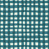 A close-up of a blue and white gingham pattern with a hand-drawn, textured checkered design.