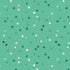 Fabric with green, white, and gray stars on a teal background