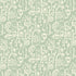 A repeating pattern of hand-drawn champagne bottles, champagne glasses, strawberries, cherries, and small flowers on a pale sage green background.