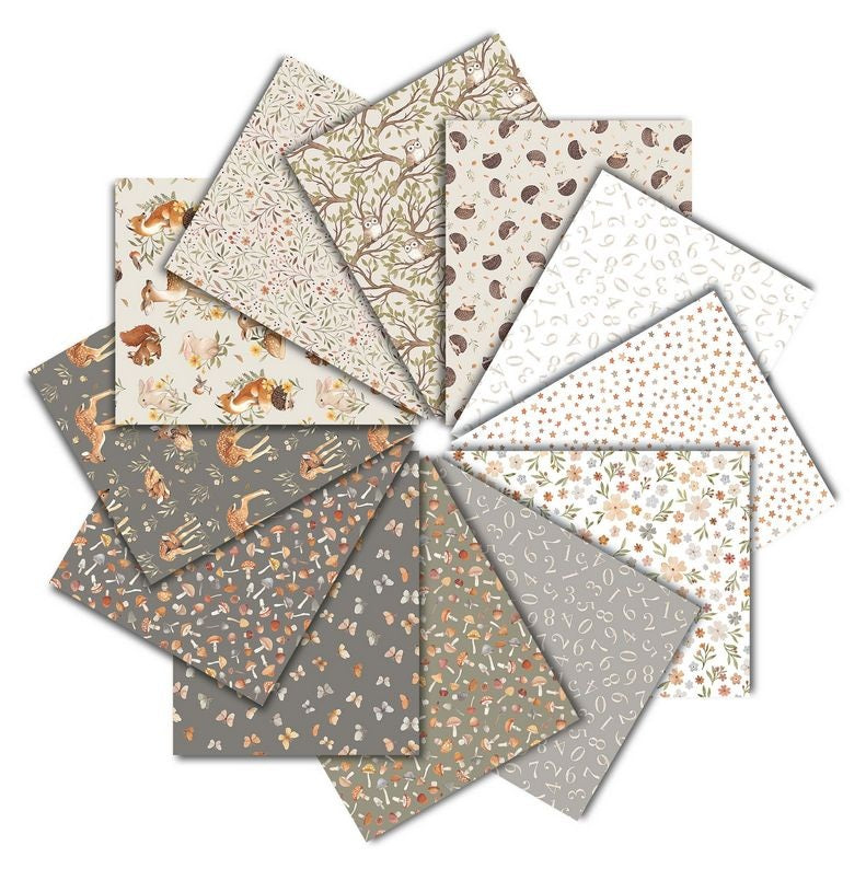 Fabric Dear Stella Count on Me 12pc Fat Quarter Pack CPSTELLA-FQ-COUNTONME