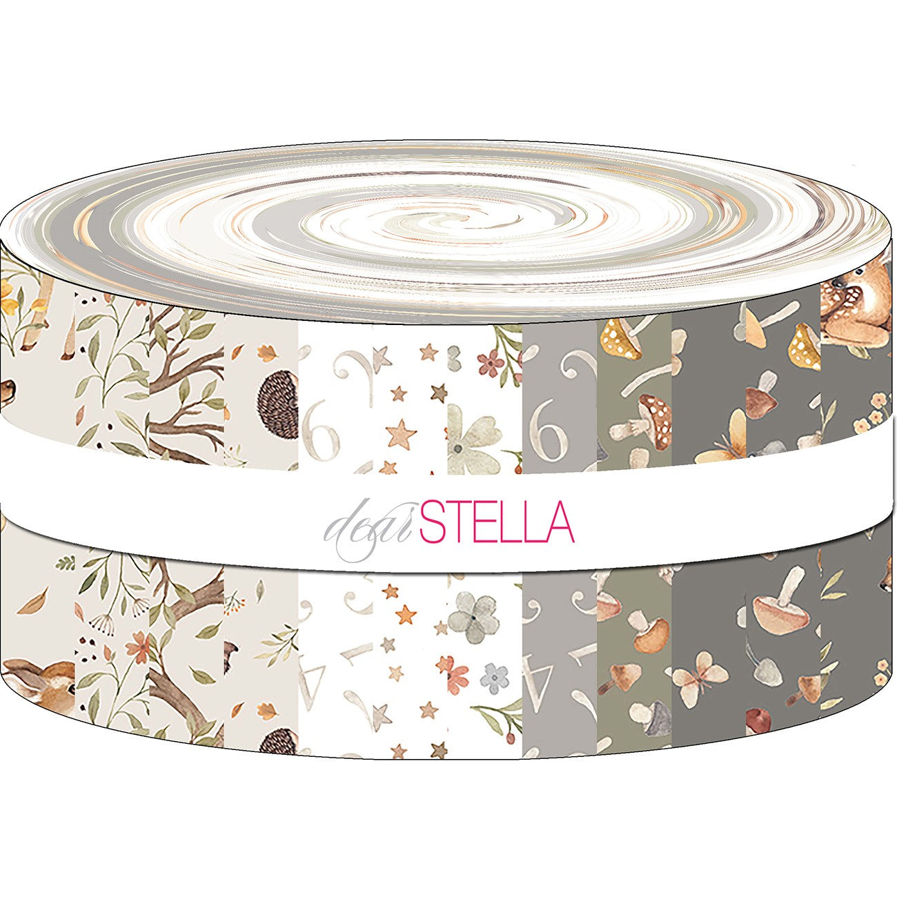 Fabric Dear Stella Count on Me 40pc 2.5" Strip Roll CPSTELLA-STRIP-COUNTONME